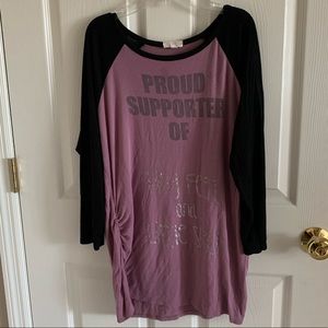 Proud Support Of Tiny Feet And Little Sleep Sz XL